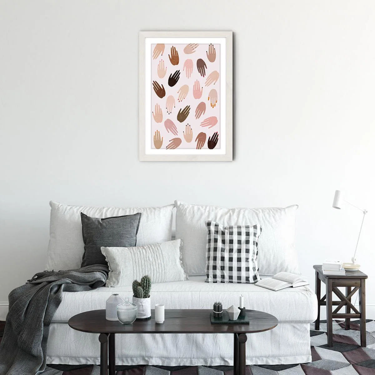 Grrrl Art Print White Frame – image 4