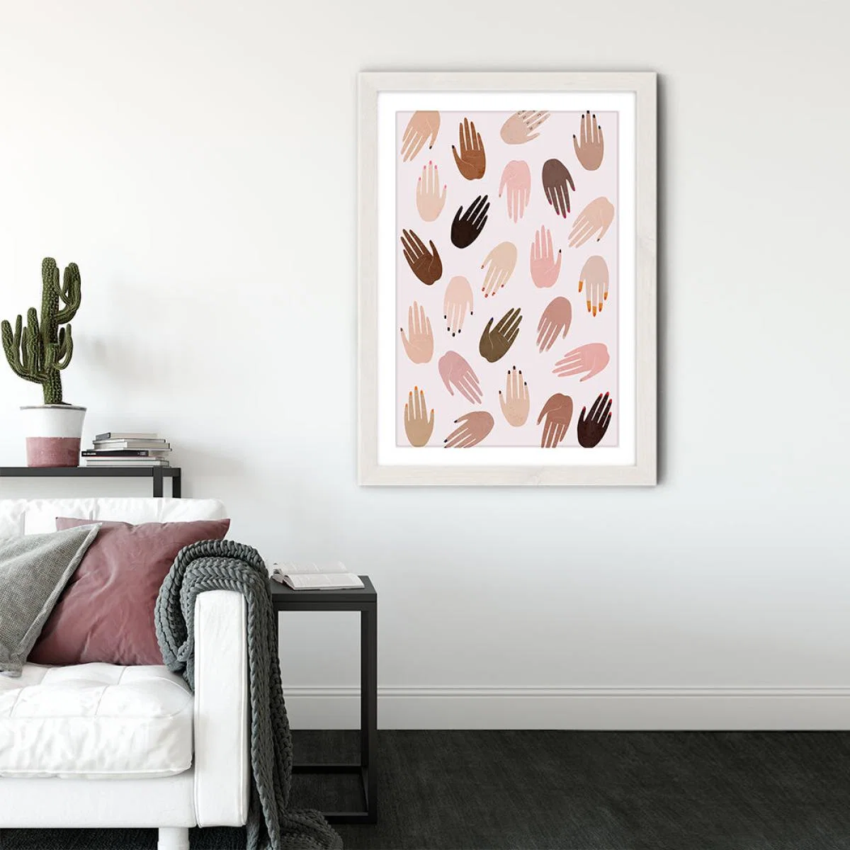 Grrrl Art Print White Frame – image 5