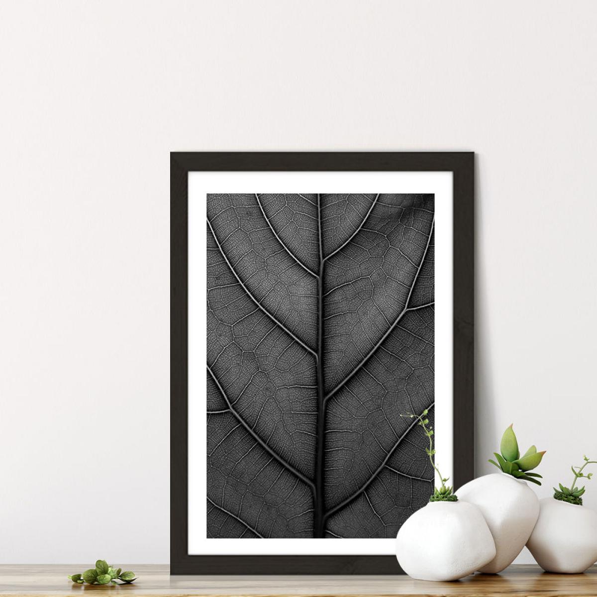 Black Leaf - Fiddle Leaf Fig Tree Art Print Black Frame – image 7