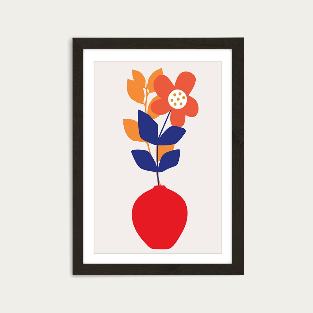 Tinki Tonk Art Print Black Frame – image 1