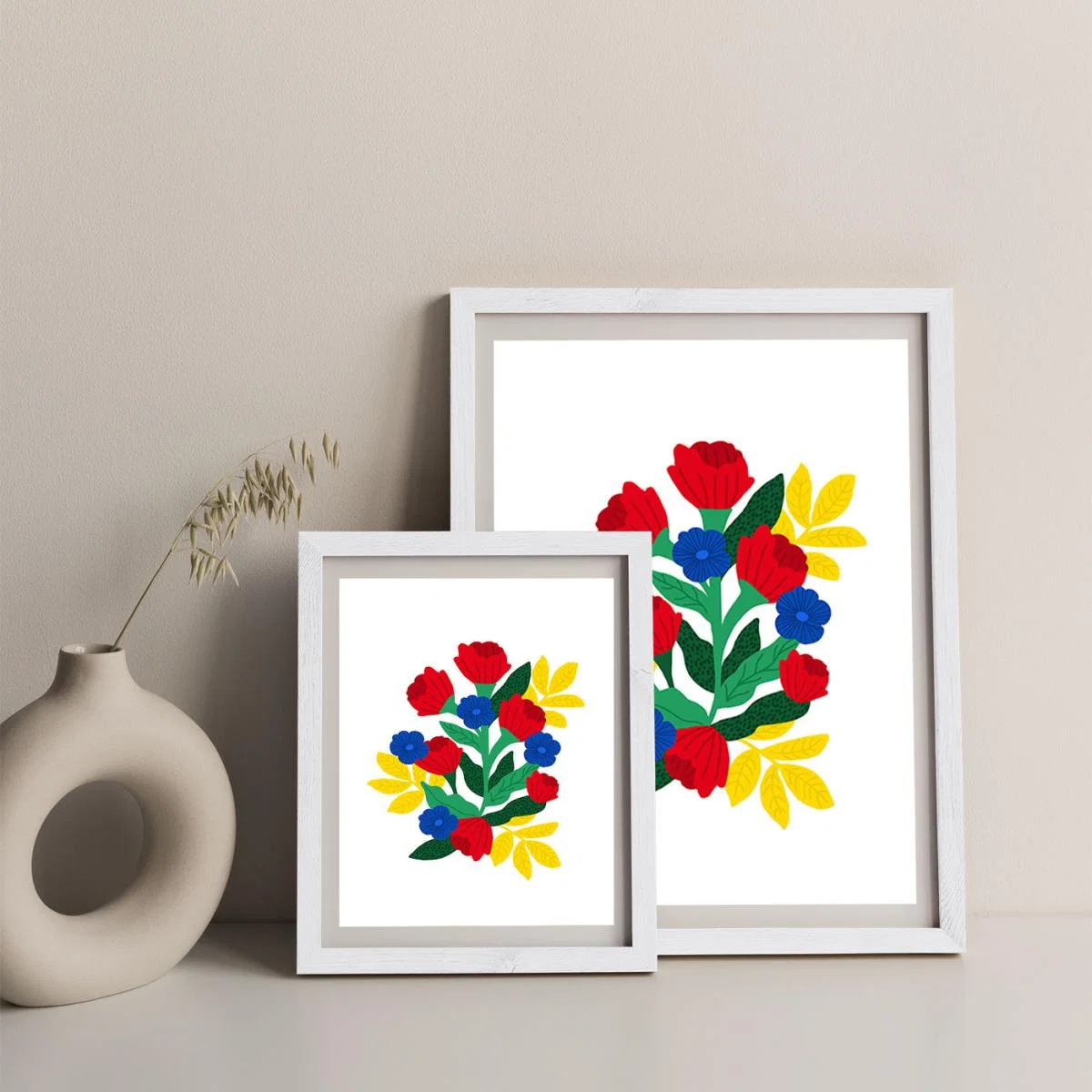 Flowers For You Art Print White Frame – image 9