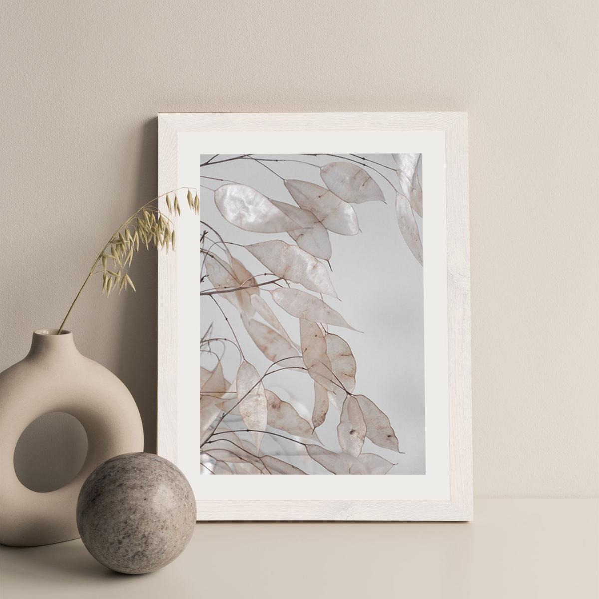 Abstract Branches Collected In The Forest Art Print White Frame – image 4