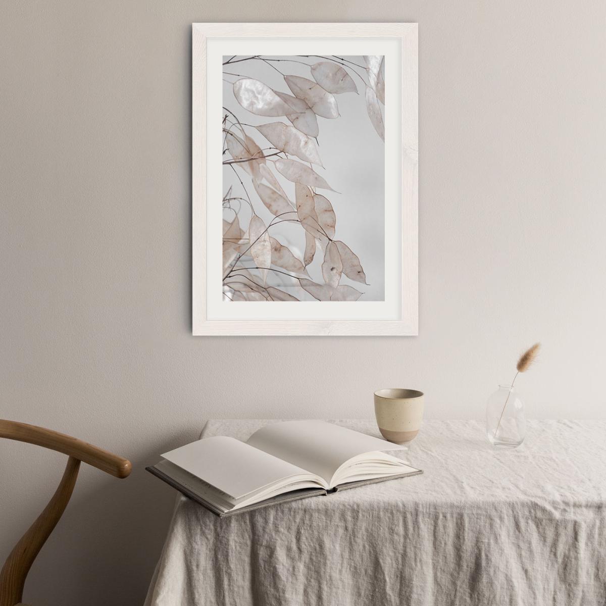 Abstract Branches Collected In The Forest Art Print White Frame – image 5