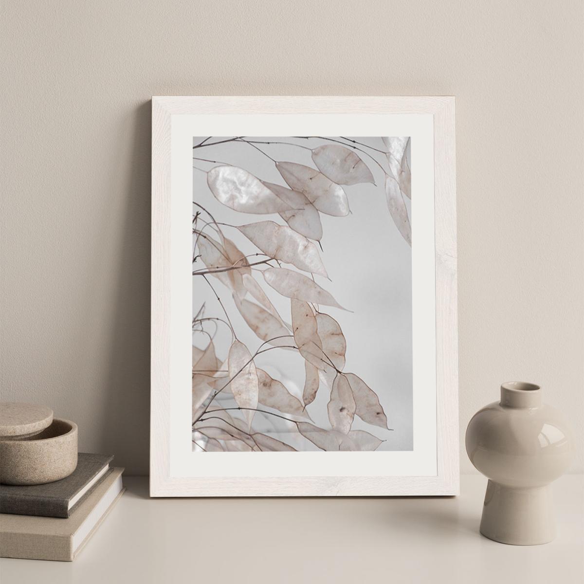 Abstract Branches Collected In The Forest Art Print White Frame – image 6