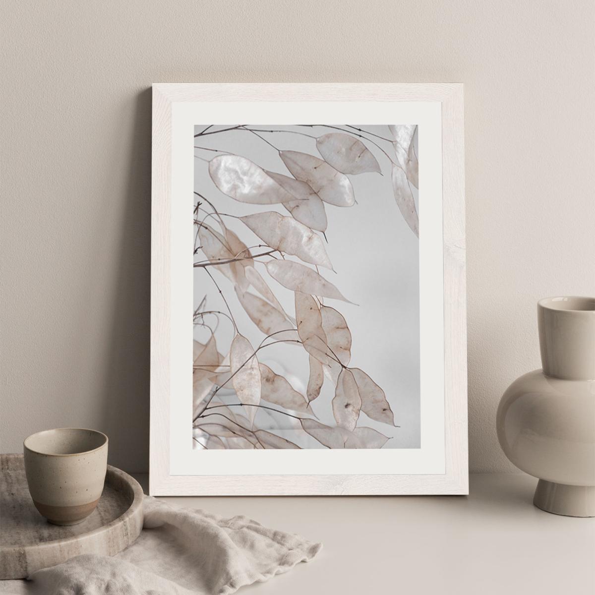 Abstract Branches Collected In The Forest Art Print White Frame – image 7