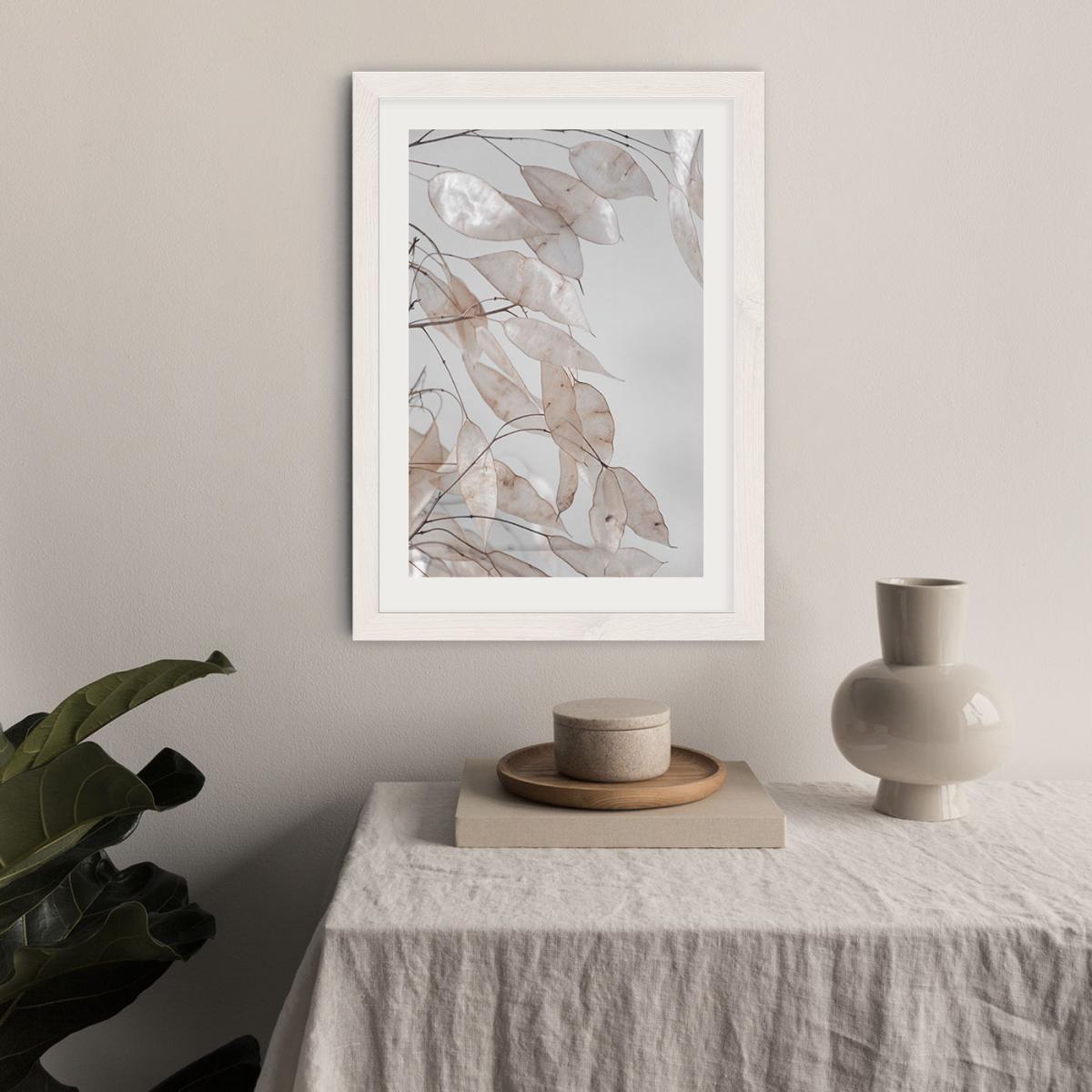 Abstract Branches Collected In The Forest Art Print White Frame – image 8