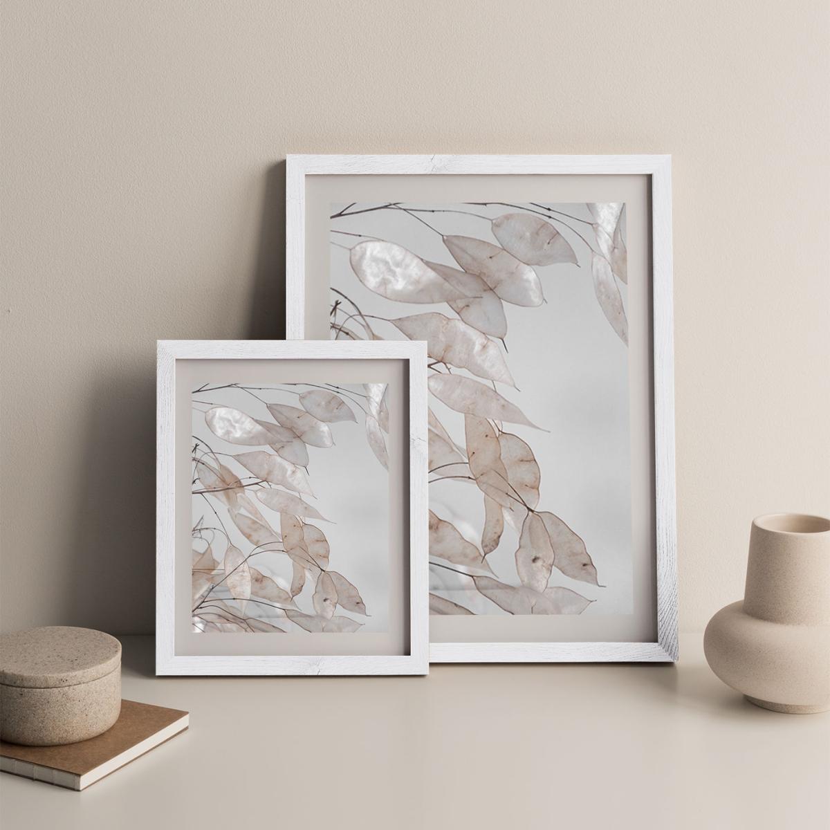 Abstract Branches Collected In The Forest Art Print White Frame – image 10