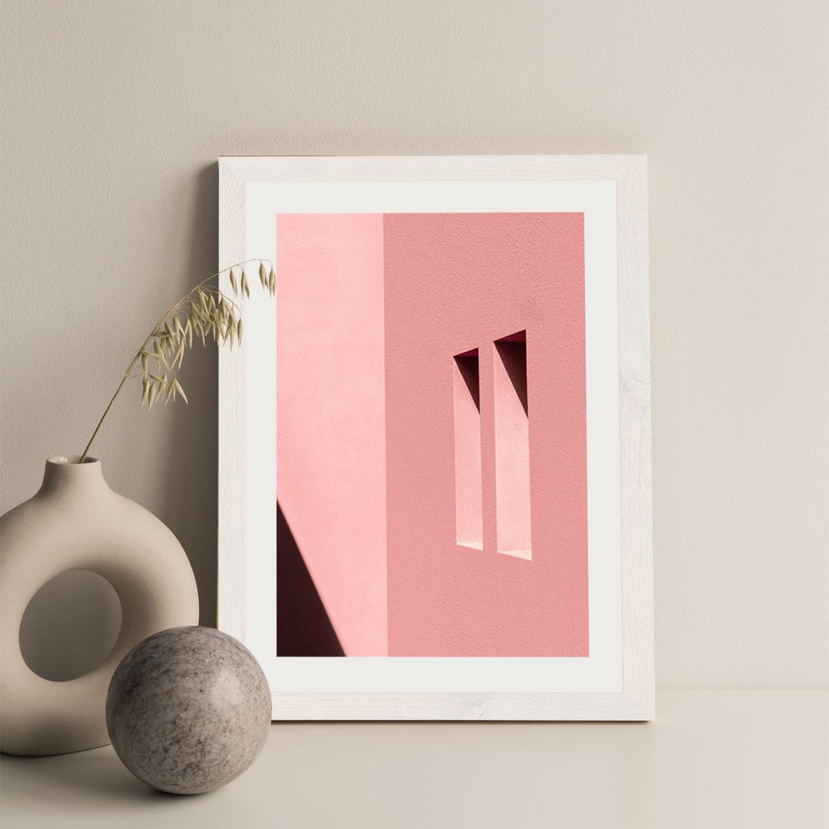 Windows And Shadows Art Print White Frame – image 2