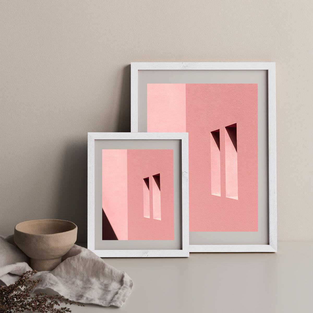 Windows And Shadows Art Print White Frame – image 11