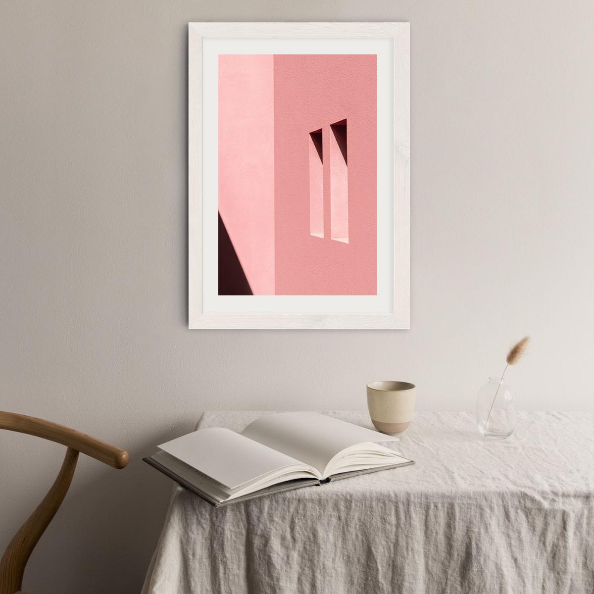 Windows And Shadows Art Print White Frame – image 3