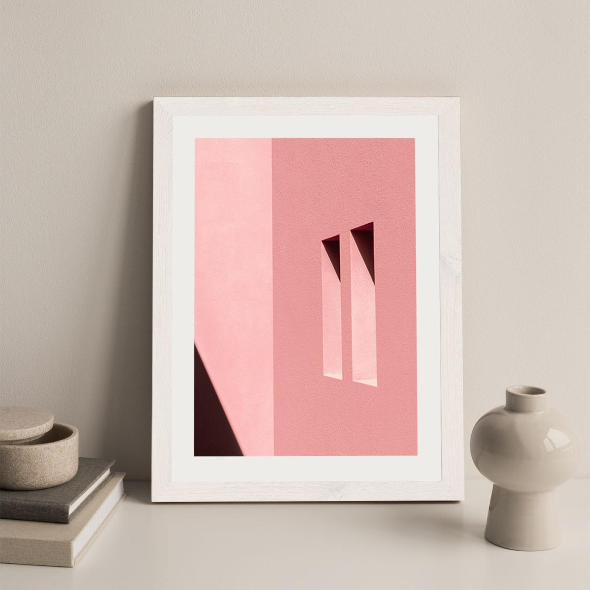 Windows And Shadows Art Print White Frame – image 4