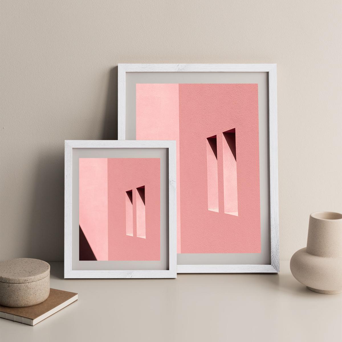 Windows And Shadows Art Print White Frame – image 7