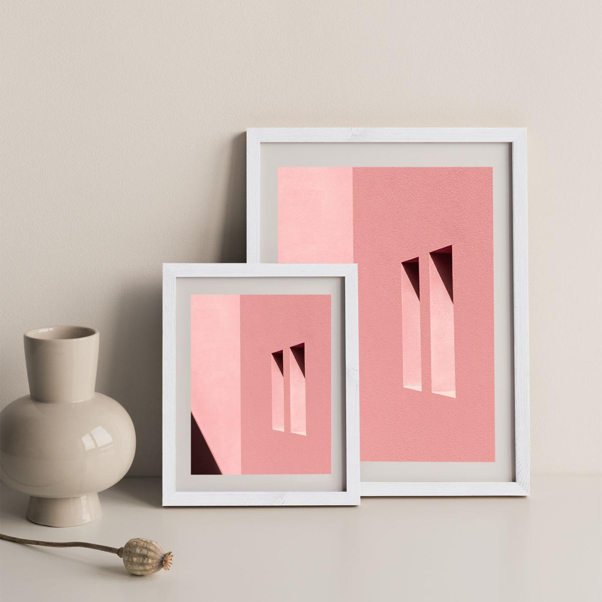 Windows And Shadows Art Print White Frame – image 10
