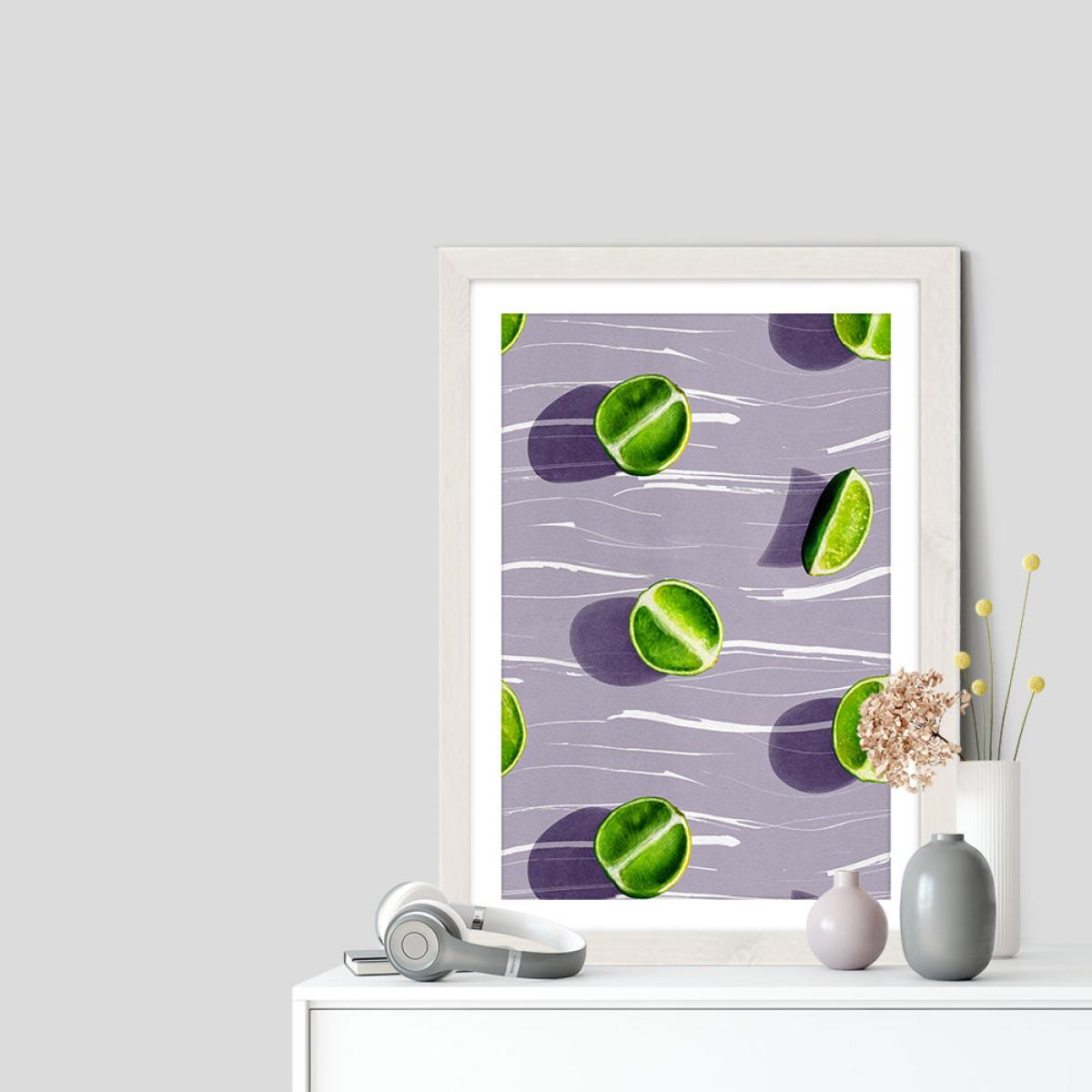 Fruit No. 10.1 Art Print White Frame – image 2