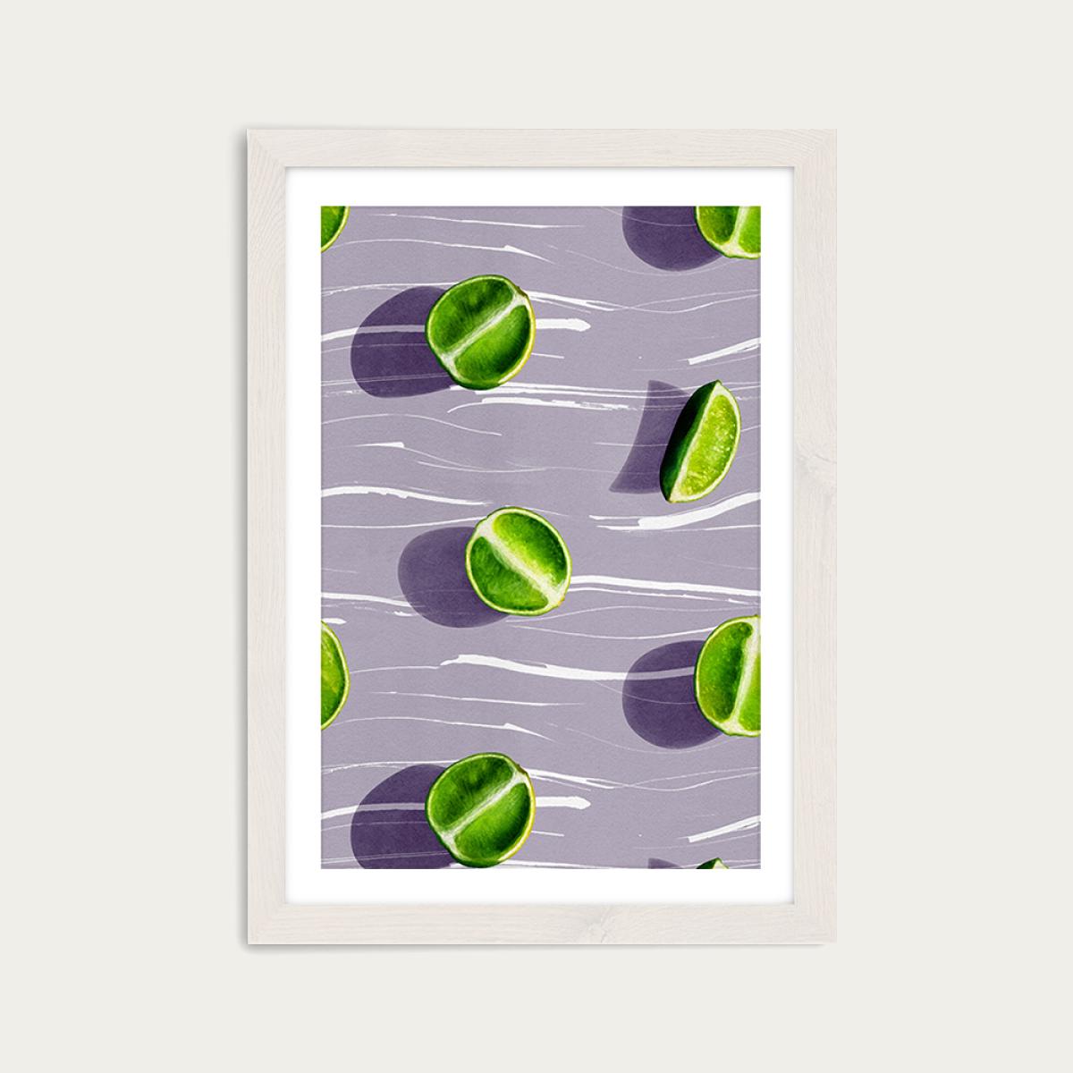 Fruit No. 10.1 Art Print White Frame – image 1