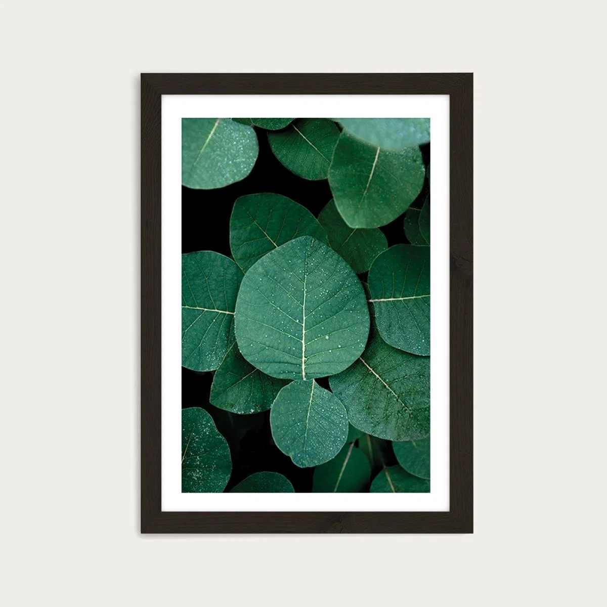 No Leaves No Life Art Print Black Frame – image 1