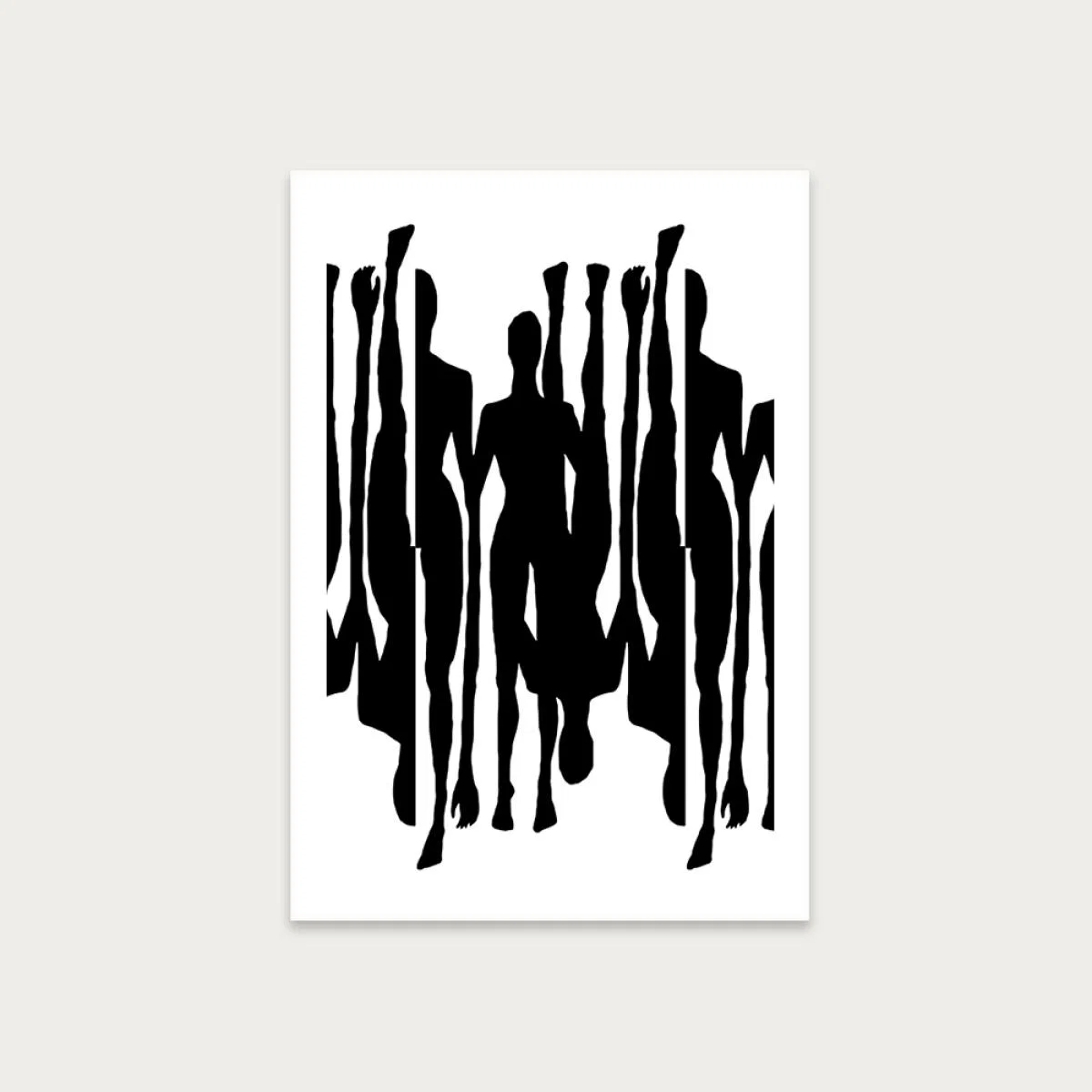 Silhouttes VIII Art Print Unframed
