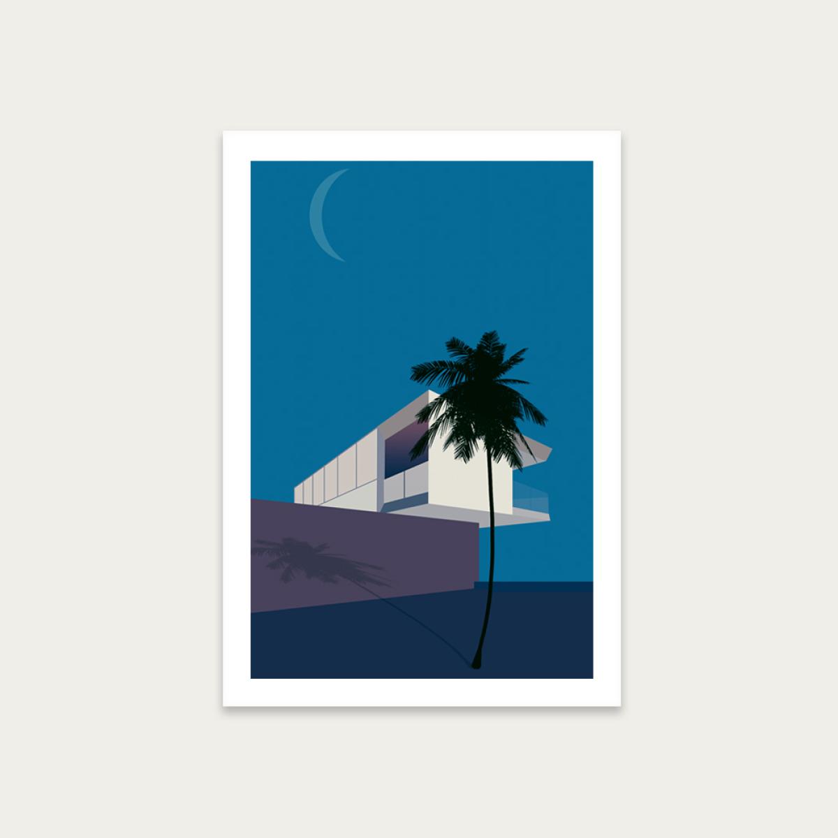 Minimal House No.1 Art Print Unframed