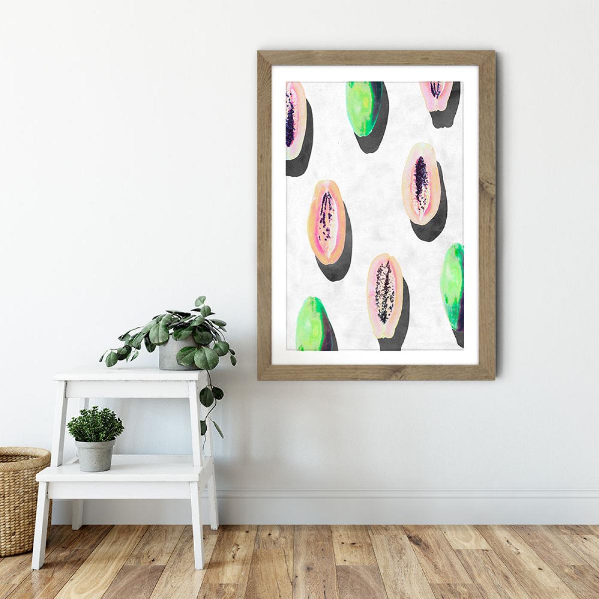 Fruit No. 11.1 Art Print Oak Frame – image 2