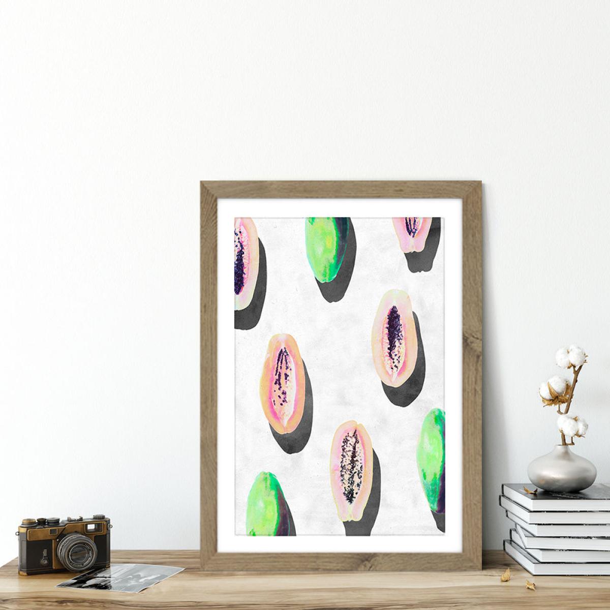 Fruit No. 11.1 Art Print Oak Frame – image 3