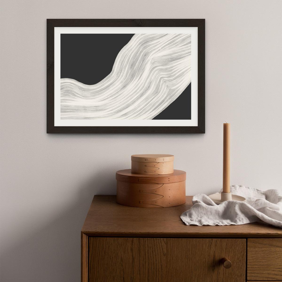 Torso Art Print Black Frame – image 3