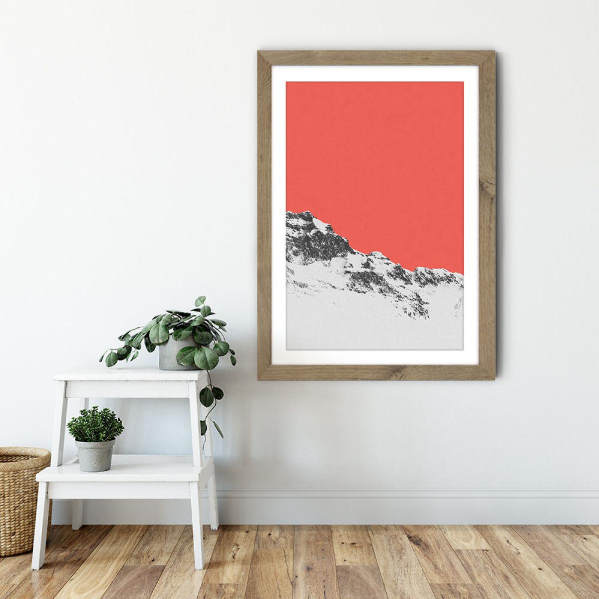 Atmosphere Art Print Oak Frame – image 2