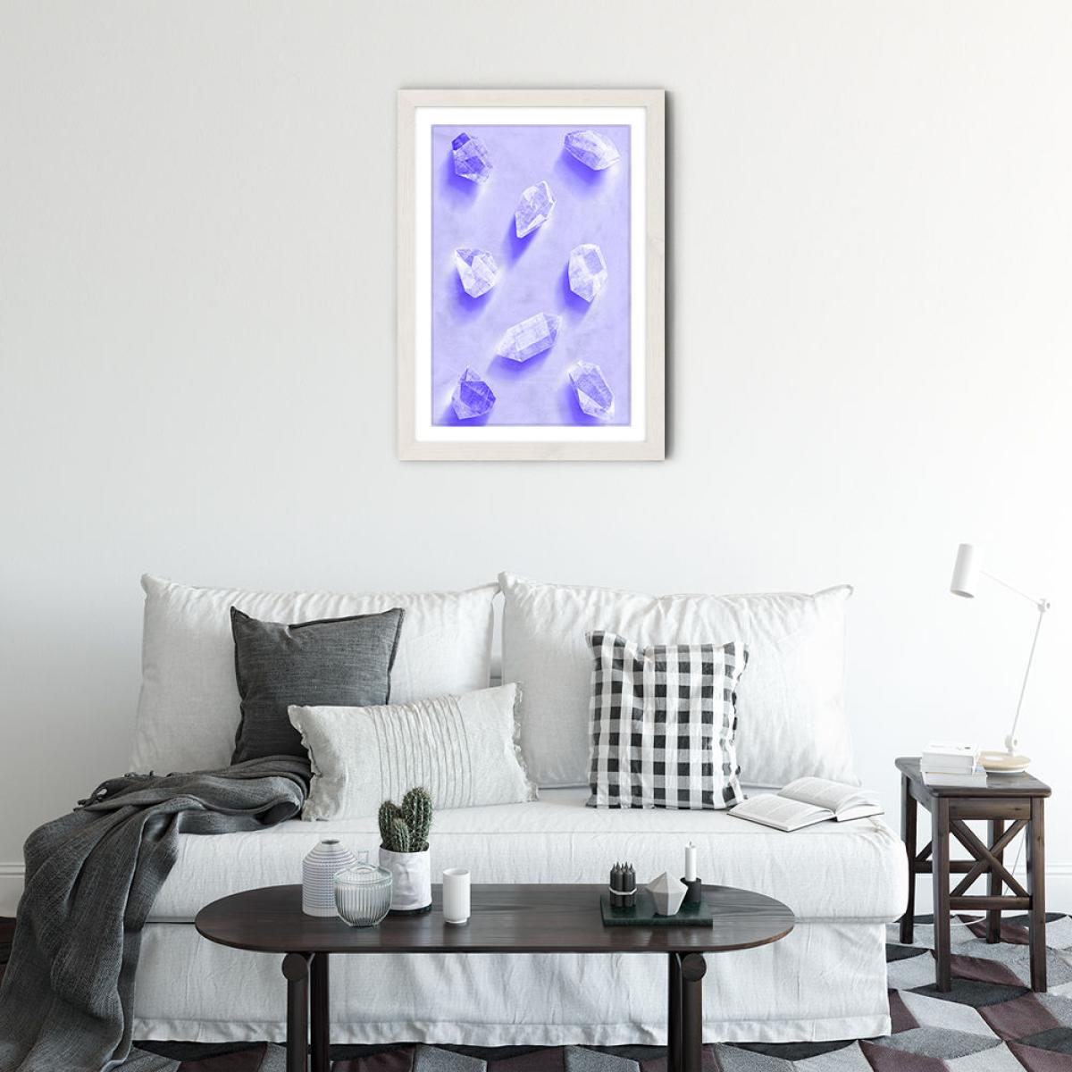 Stones Art Print White Frame – image 5