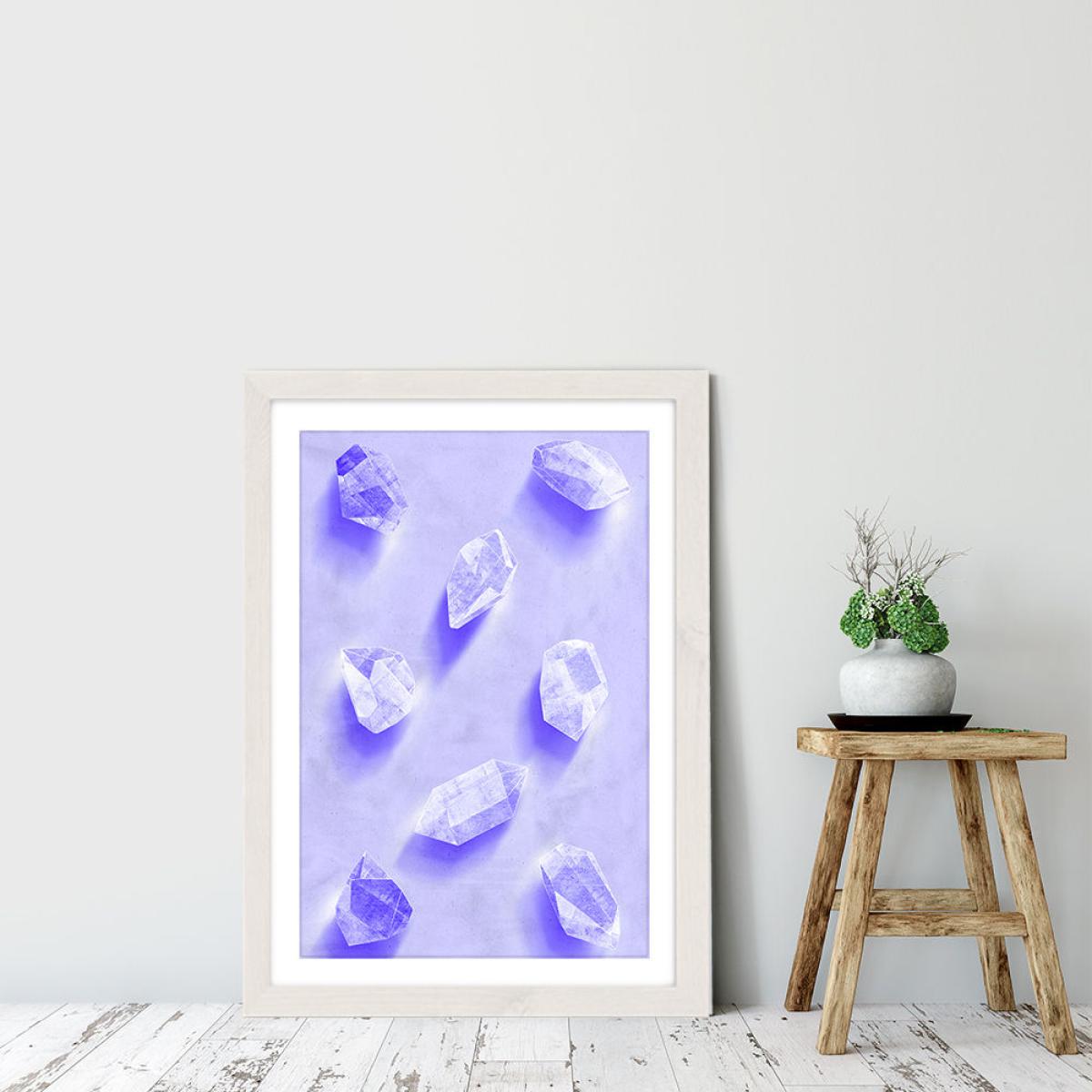 Stones Art Print White Frame – image 7