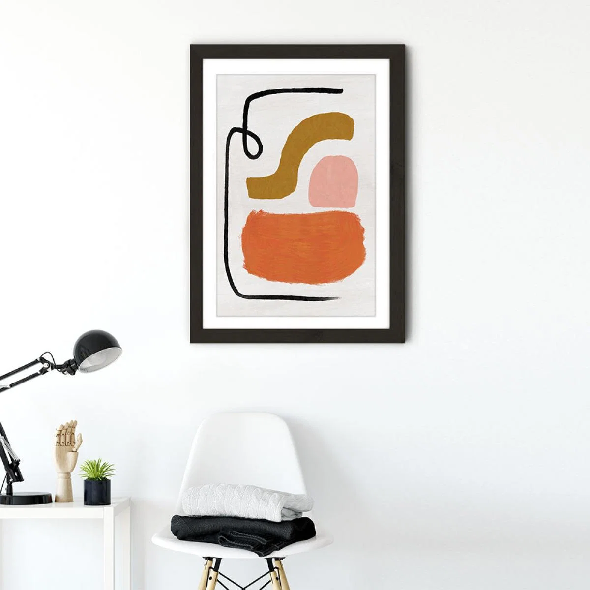 New School III Art Print Black Frame – image 2