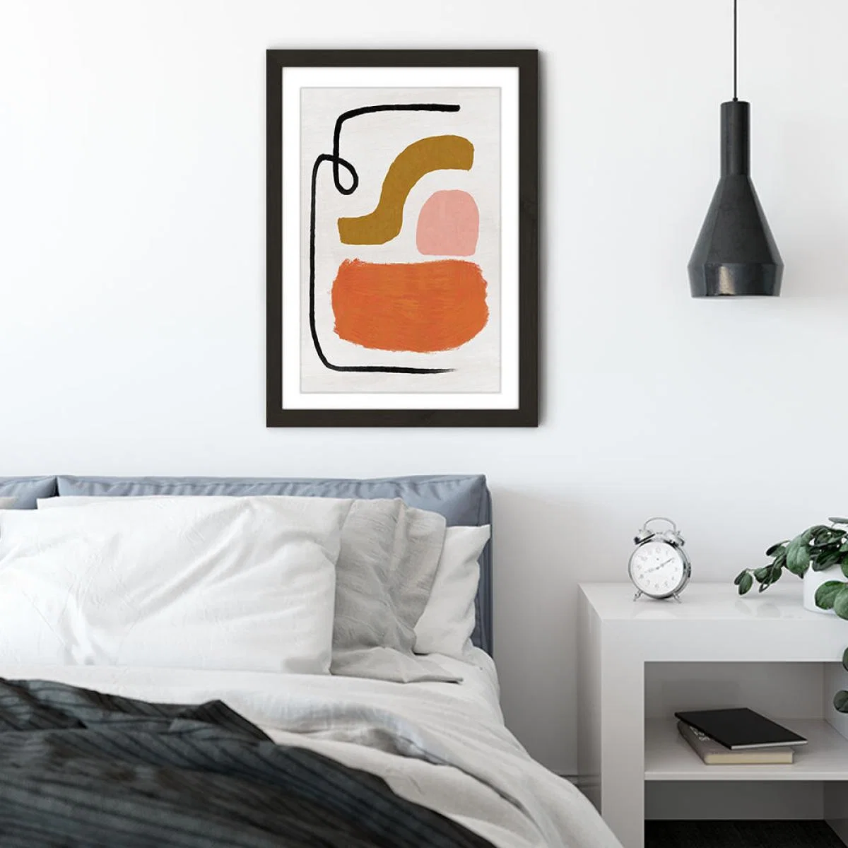 New School III Art Print Black Frame – image 3