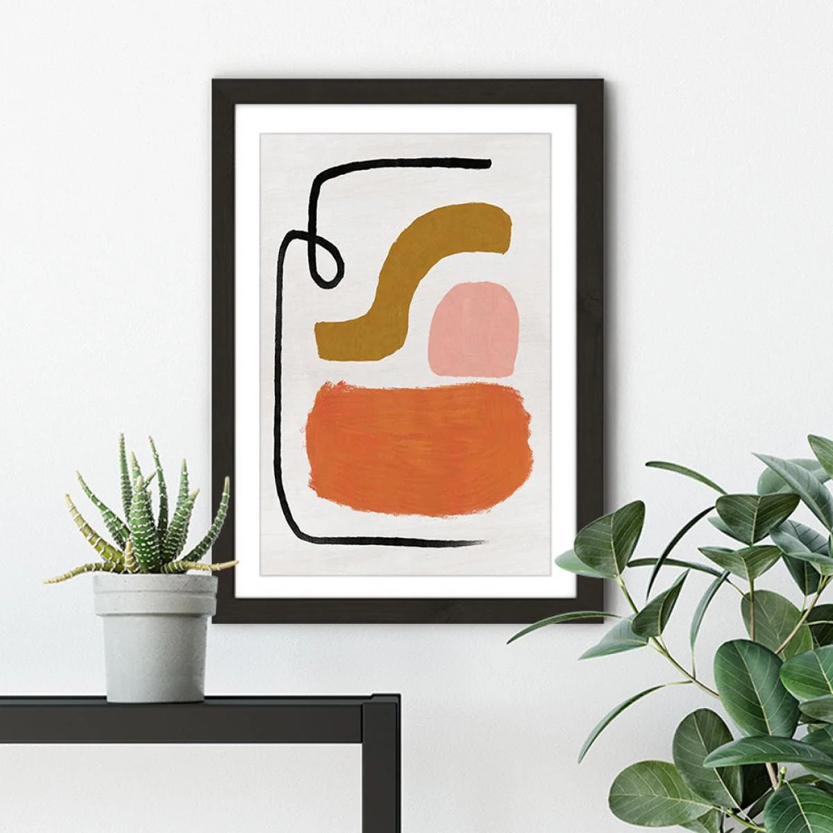 New School III Art Print Black Frame – image 5