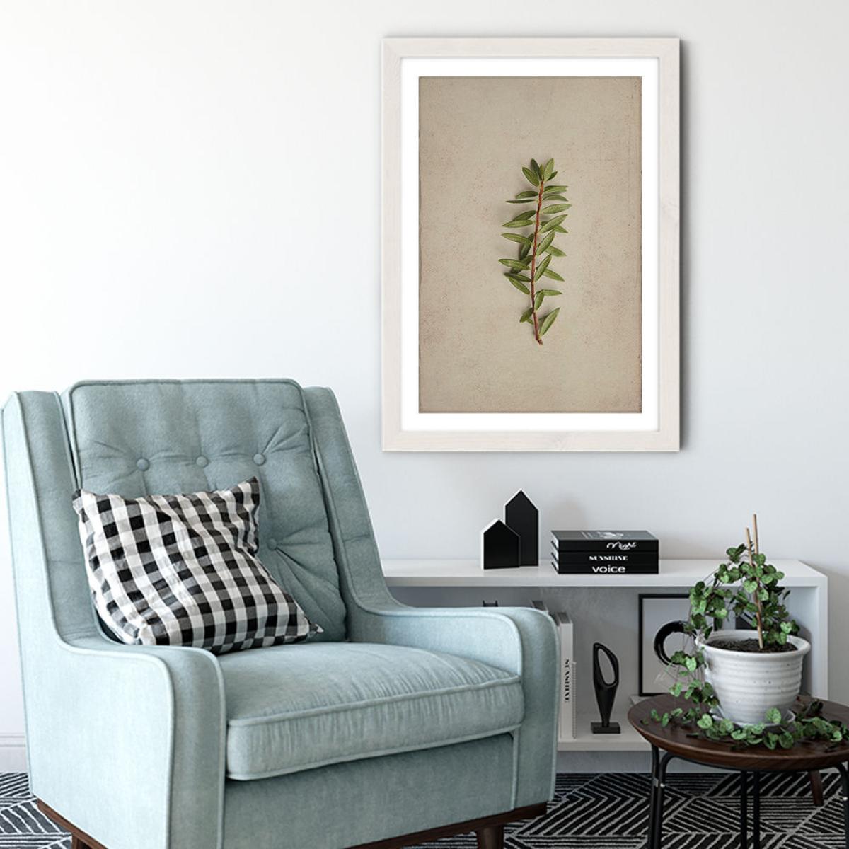 Fynbos 7 Art Print White Frame – image 4