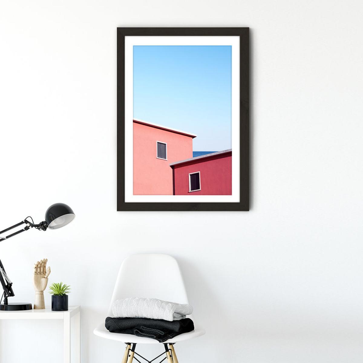 Neighbors 1 Art Print Black Frame – image 4