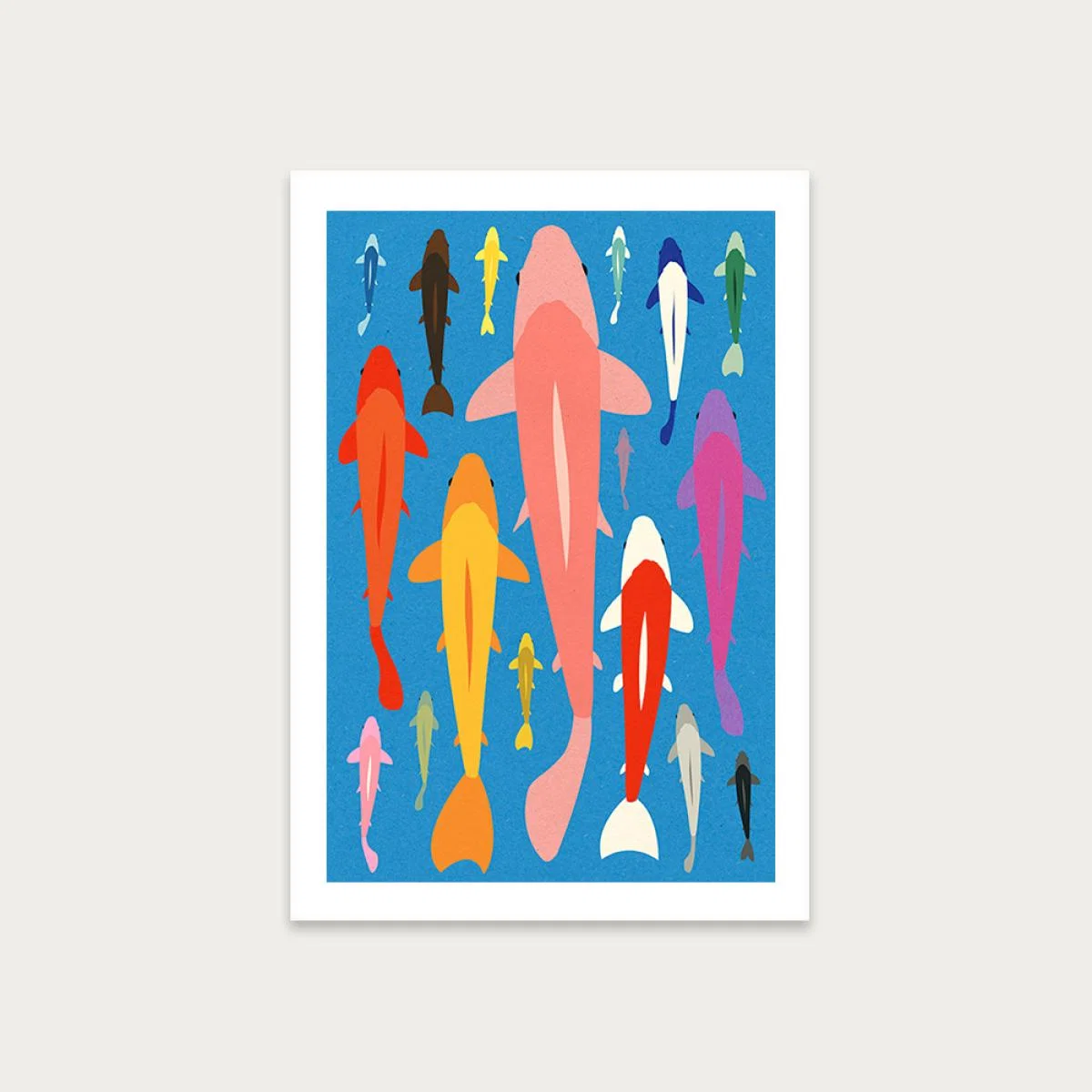 Koi Gang Art Print Unframed