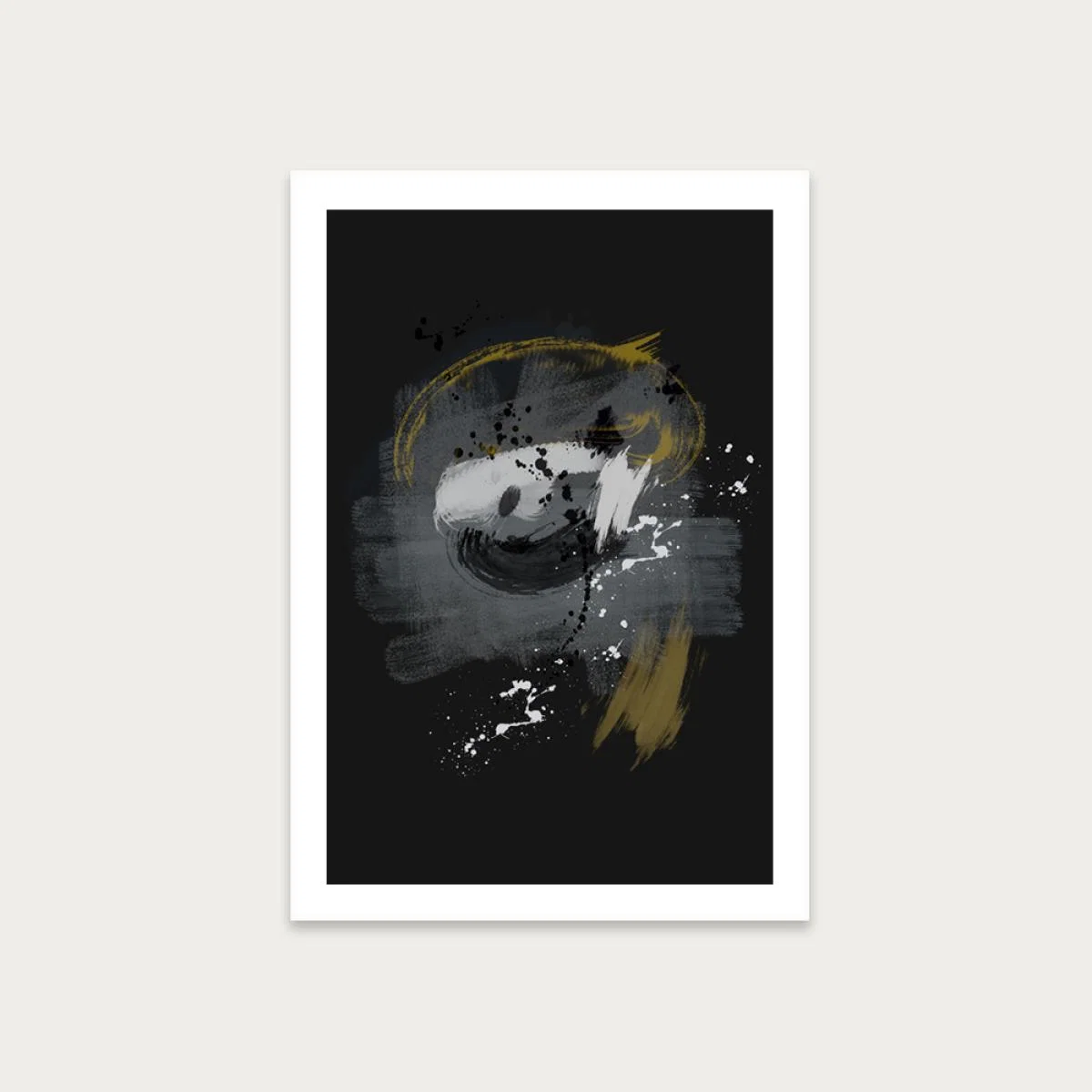 Schreiber Abstract No.3 Art Print Unframed