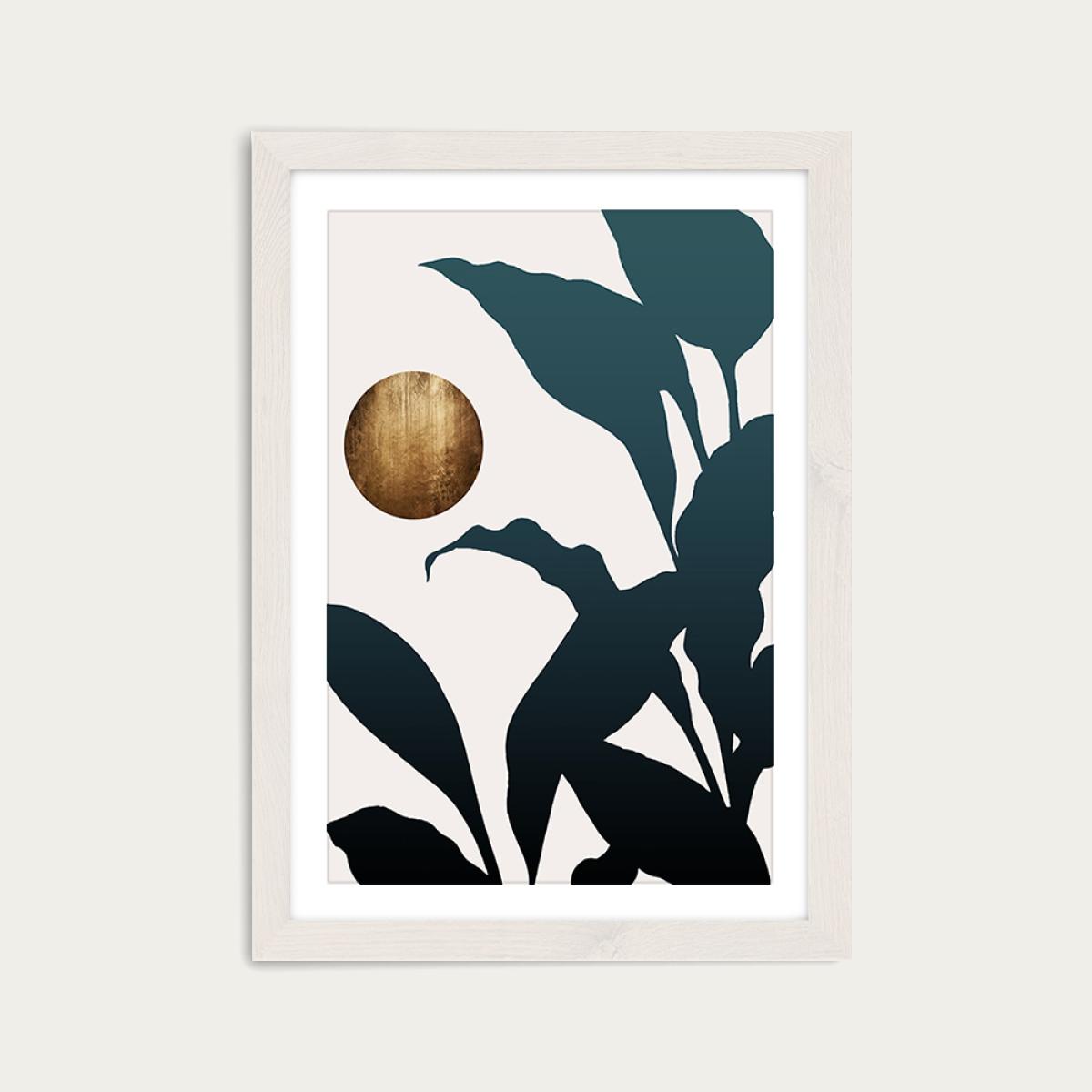 In the Jungle Art Print White Frame – image 1