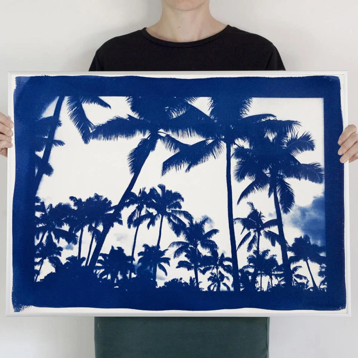 Acapulco Palm Sunset Handmade Cyanotype Art Print – image 6