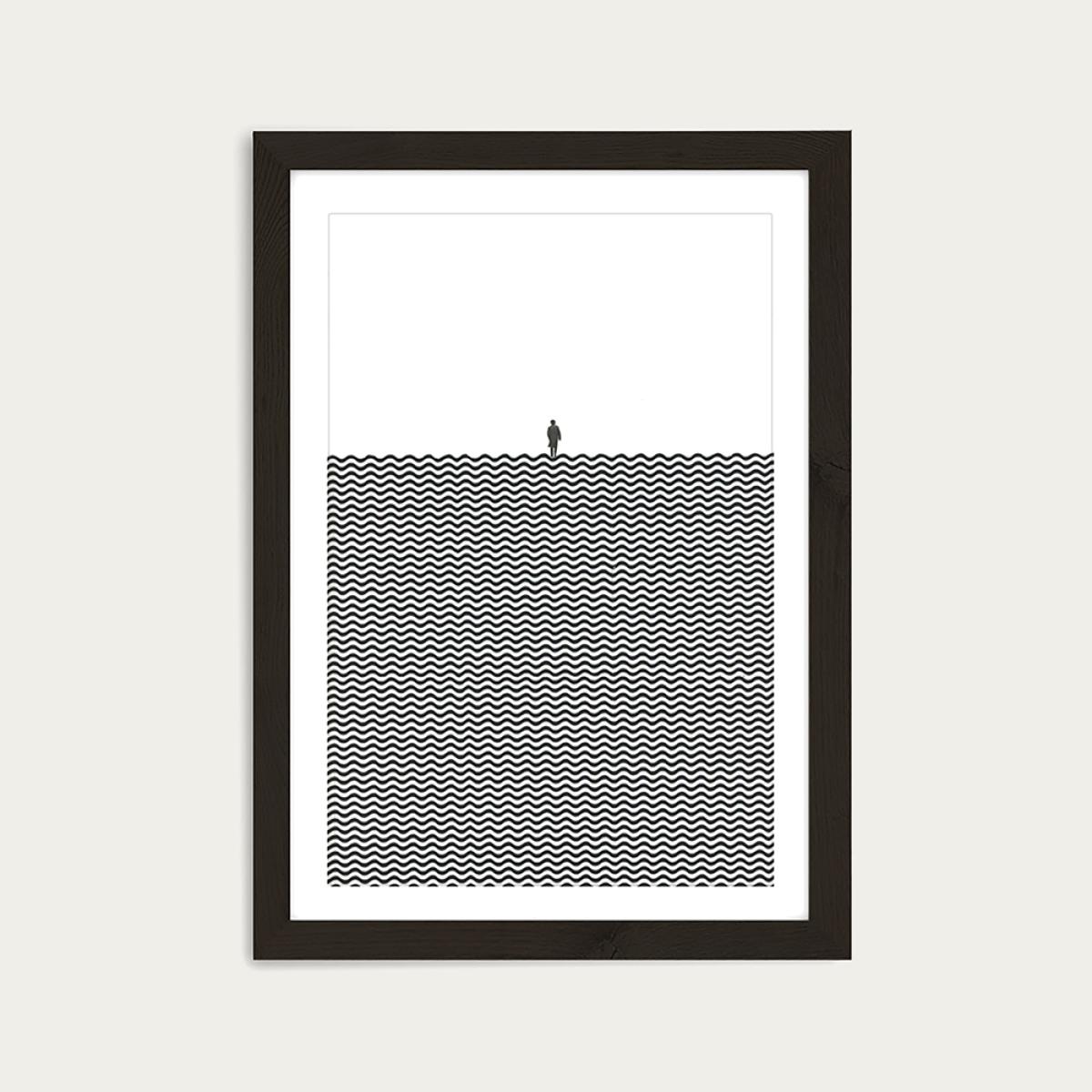 The Zone Art Print Black Frame – image 1