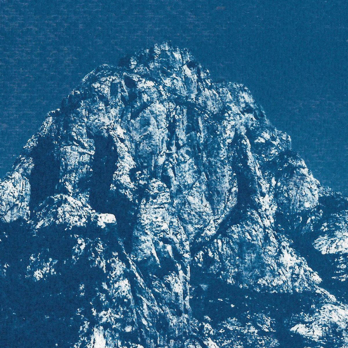 Yosemite Blue Mountain Handmade Cyanotype Art Print – image 4