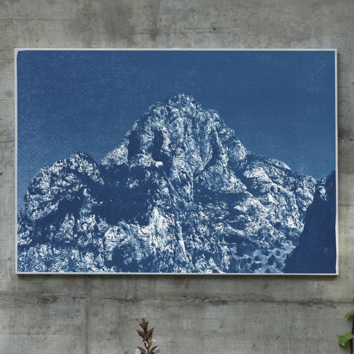 Yosemite Blue Mountain Handmade Cyanotype Art Print – image 6