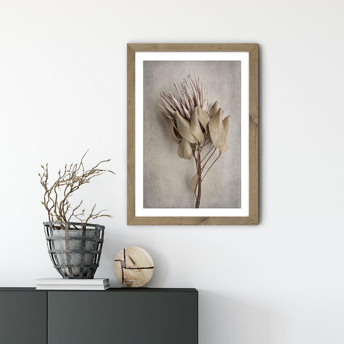 Everlasting 1 Art Print Oak Frame – image 2