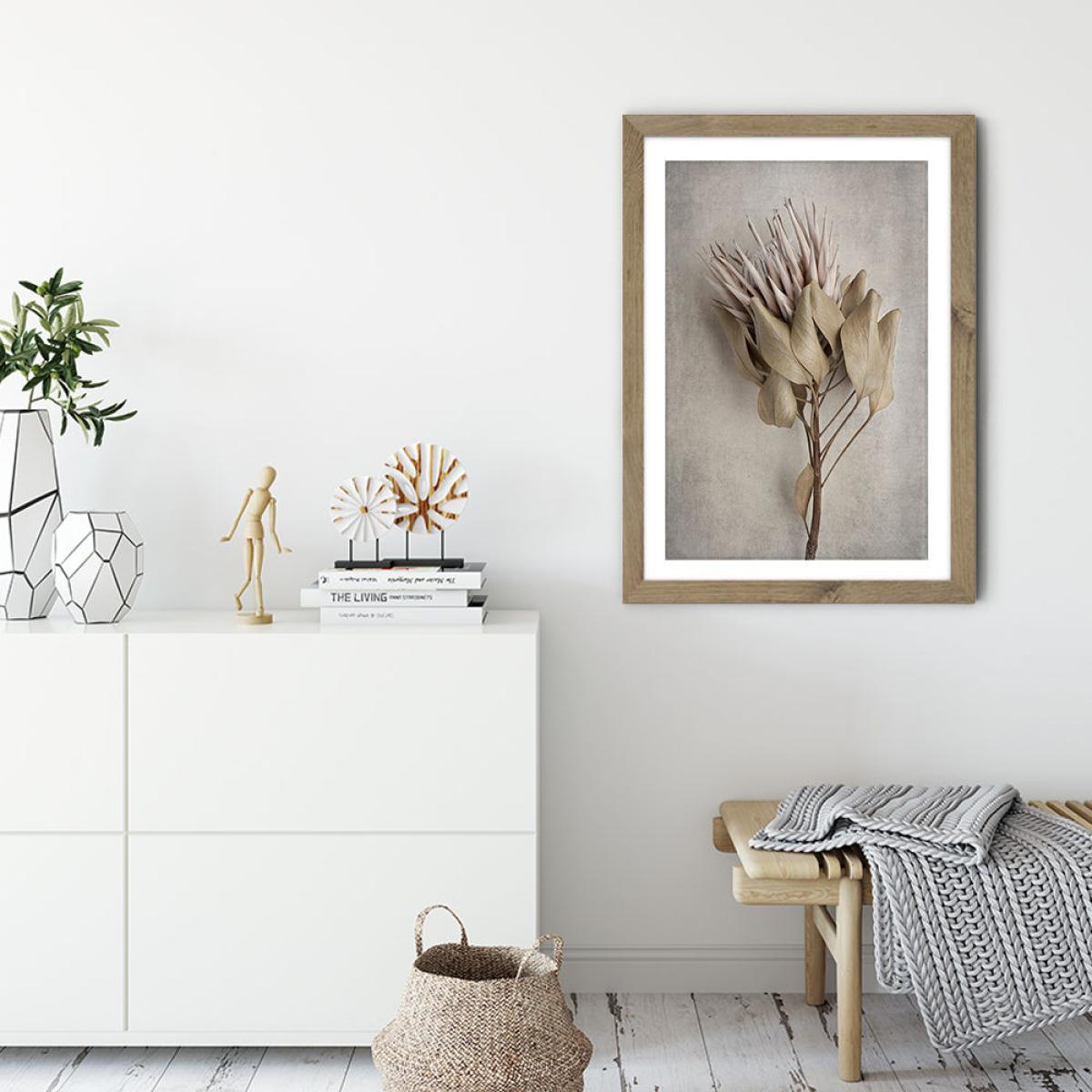 Everlasting 1 Art Print Oak Frame – image 3