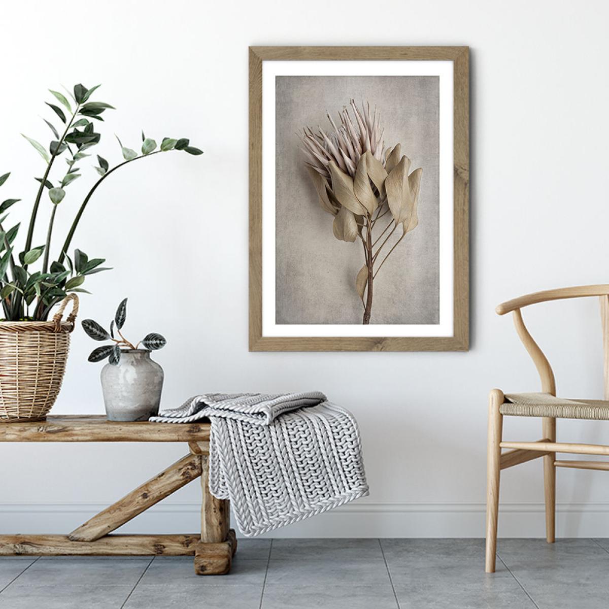 Everlasting 1 Art Print Oak Frame – image 4
