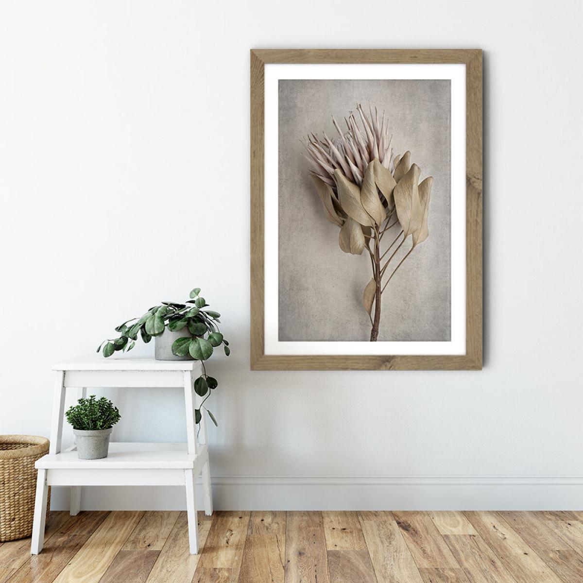 Everlasting 1 Art Print Oak Frame – image 5