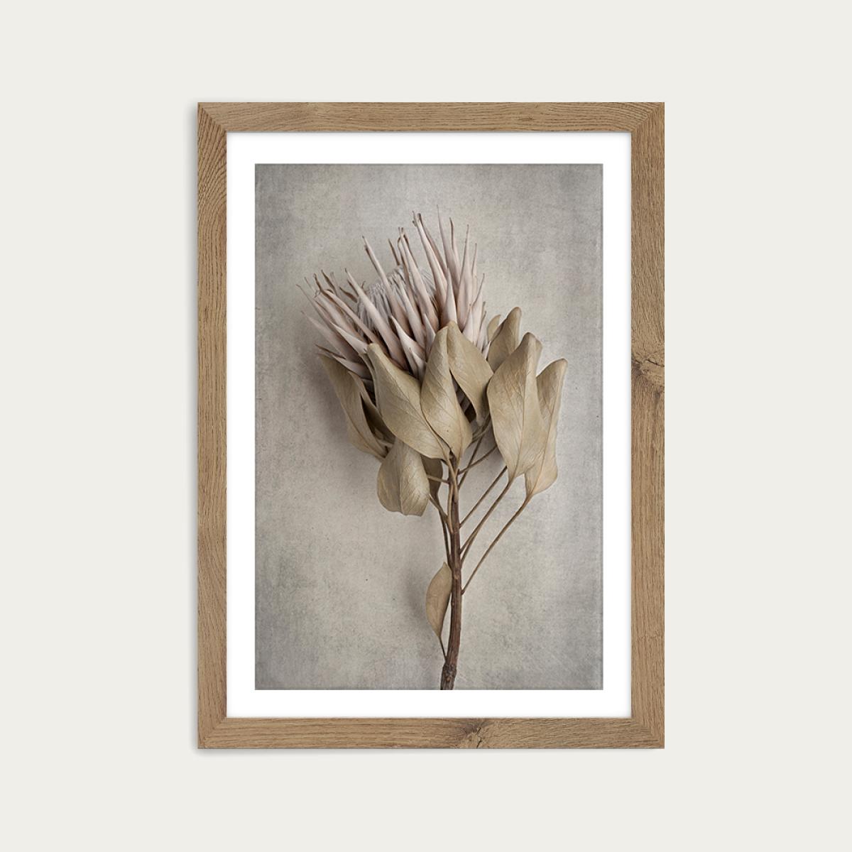 Everlasting 1 Art Print Oak Frame – image 1