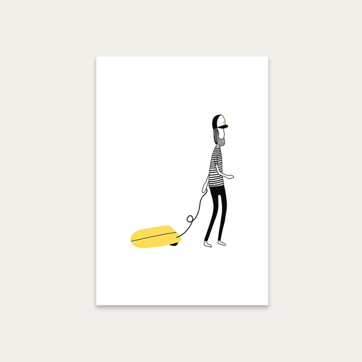 Simmons Art Print Unframed