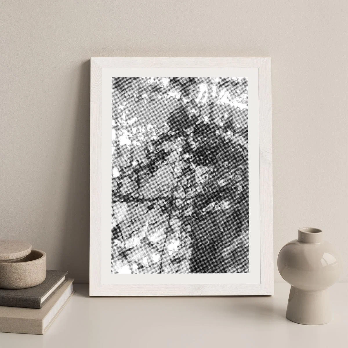 Research N°002 Art Print White Frame – image 4
