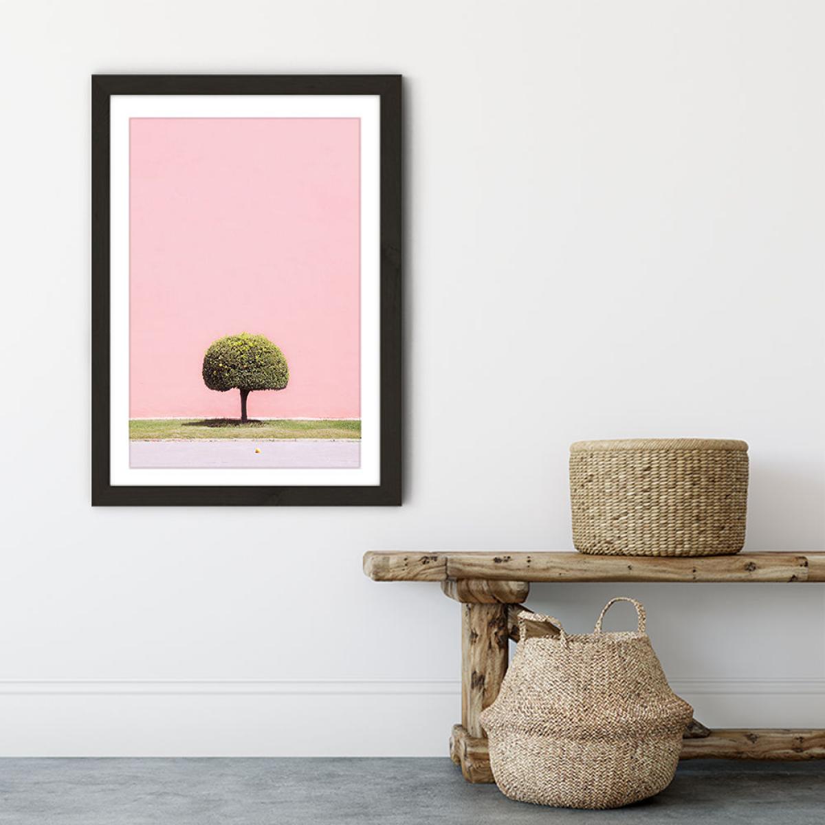 Orange Tree Art Print Black Frame – image 5