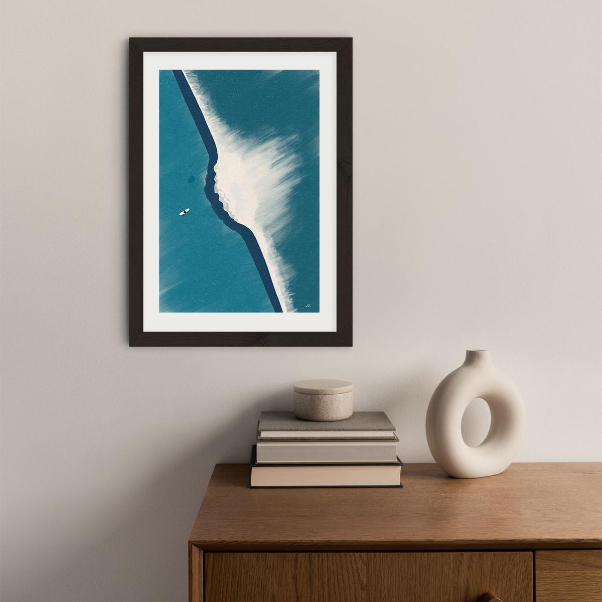 Mondays Remastered Art Print Black Frame – image 2