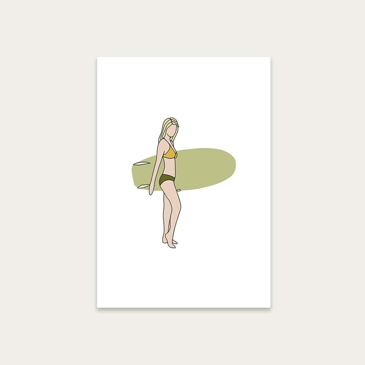 Sara Art Print Unframed